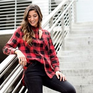 Vintage Havana Cut Out Flannel